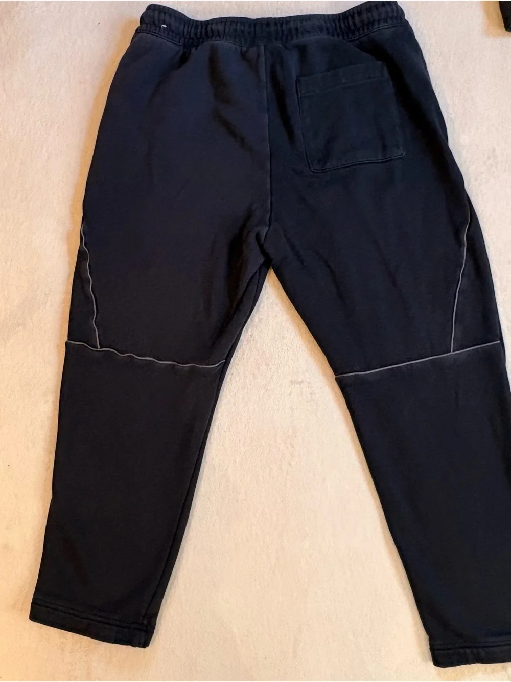 Nike Jordan PSG Sweatpants with Yellow Jumpman & Paris Script Sz L DV0621-010